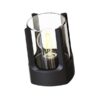 ΑΠΛΙΚΑ ΤΟΙΧΟΥ ΑΛΟΥΜΙΝΙΟΥ Ε27 ΜΑΧ 20W IP54 120Χ120Χ160mm ΜΑΥΡO ARTE ILLUMINA