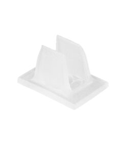 GloboStar® 70623 Βάση Στήριξης για την Neon Flex Ovale RGB LED 18W/m DC 24V – Μ2 x Π1.5 x Υ1.3cm