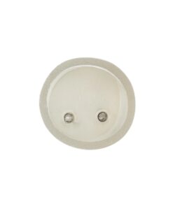 GloboStar® 70638 Σύνδεσμος Ι με Καρφάκια για Μονόχρωμη Ταινία Neon Flex 360° Degree 2 Pin – Μ6.5 x Π2 x Υ2cm