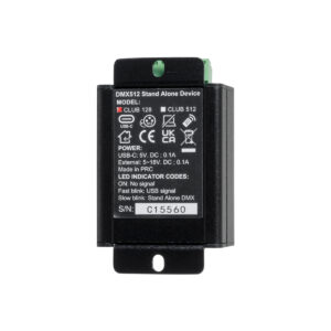 GLOBOSTAR® SKYDANCE-CHROMATEQ 71579 USB-C σε DMX512 Interface 128 Κανάλια XLR3 DC 5V IP40 – Ασύρματο Χειριστήριο IR – Μ7.8 x Π5 x Υ3.8cm – 5 Χρόνια Εγγύηση