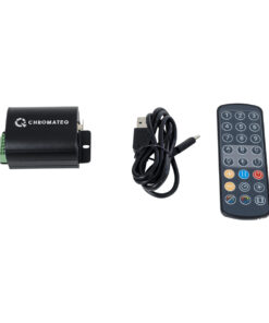 GLOBOSTAR® SKYDANCE-CHROMATEQ 71579 USB-C σε DMX512 Interface 128 Κανάλια XLR3 DC 5V IP40 – Ασύρματο Χειριστήριο IR – Μ7.8 x Π5 x Υ3.8cm – 5 Χρόνια Εγγύηση