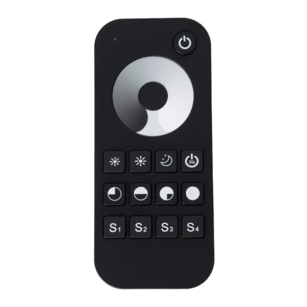 GloboStar® 73118 RT1+V1 SKYDANCE ΣΕΤ Dimmer & Ασύρματο Χειριστήριο Αφής 1 Group RF 2.4Ghz 8A Max DC 5-36V (288W) – DC 3V IP20 – 5 Χρόνια Εγγύηση