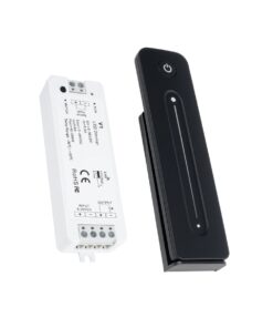 GloboStar® 73119 V1+R11 SKYDANCE ΣΕΤ Dimmer & Ασύρματο Χειριστήριο Αφής 1 Group RF 2.4Ghz 8A Max DC 5-36V (288W) – DC 3V IP20 – 5 Χρόνια Εγγύηση