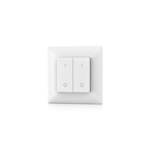 GloboStar® 73122 PF1-2 SKYDANCE Ασύρματο Επιτοίχιο Χειριστήριο 2 Group  RF 2.4Ghz DC3V IP20 – Μ8.5 x Π8.5 x Υ1.7cm – 5 Χρόνια Εγγύηση
