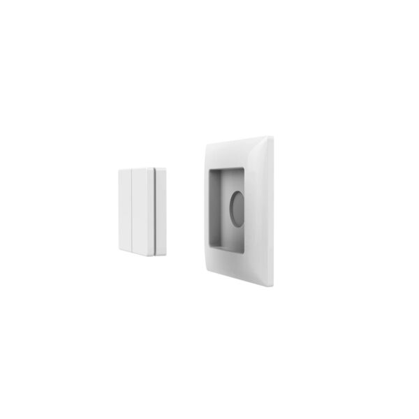 GloboStar® 73122 PF1-2 SKYDANCE Ασύρματο Επιτοίχιο Χειριστήριο 2 Group  RF 2.4Ghz DC3V IP20 – Μ8.5 x Π8.5 x Υ1.7cm – 5 Χρόνια Εγγύηση
