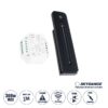 GloboStar® 73124 S1-B+R11 SKYDANCE ΣΕΤ Dimmer & Ασύρματο Χειριστήριο Αφής 1 Group RF 2.4Ghz 1.5A Max AC100-240V (360W) – DC 3V IP20 – 5 Χρόνια Εγγύηση