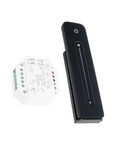 GloboStar® 73124 S1-B+R11 SKYDANCE ΣΕΤ Dimmer & Ασύρματο Χειριστήριο Αφής 1 Group RF 2.4Ghz 1.5A Max AC100-240V (360W) – DC 3V IP20 – 5 Χρόνια Εγγύηση