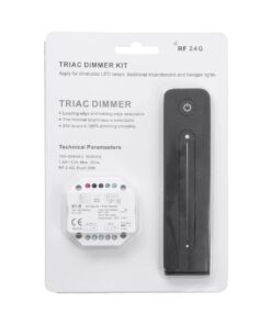 GloboStar® 73124 S1-B+R11 SKYDANCE ΣΕΤ Dimmer & Ασύρματο Χειριστήριο Αφής 1 Group RF 2.4Ghz 1.5A Max AC100-240V (360W) – DC 3V IP20 – 5 Χρόνια Εγγύηση