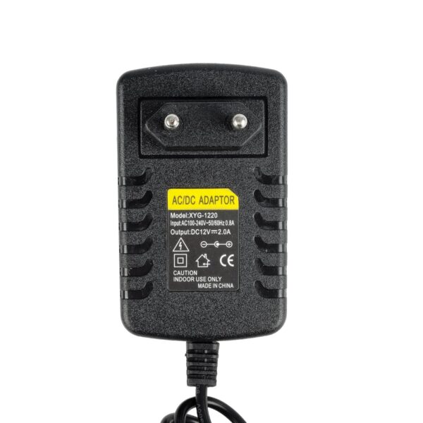GloboStar® 73072 Πλαστικό Τροφοδοτικό SELV για προΪόντα LED 24W 2A – AC220-240V σε DC 12V – IP20 – Μ5 x Π7.5 x Υ8cm – 2 Χρόνια Εγγύηση