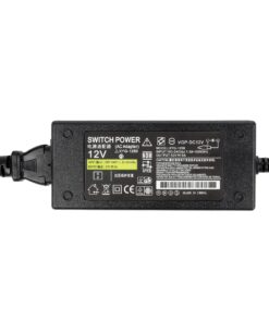 GloboStar® 73073 Πλαστικό Τροφοδοτικό SELV για προΪόντα LED 60W 5A – AC220-240V σε DC 12V – IP20 – Μ12 x Π5 x Υ3cm – 2 Χρόνια Εγγύηση