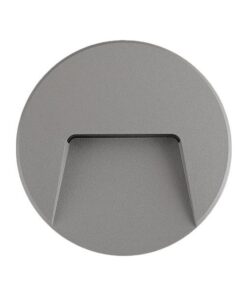 ΦΩΤΙΣΤΙΚΟ ΤΟΙΧΟΥ SLIM LED 3W IP65 230V 4000K Φ135mm ΓΚΡΙ PRO ARTE ILLUMINA