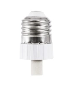 GloboStar 78958 Πλαστικός Αντάπτορας Μετατροπέας από 1xE27 σε 1xG9 Φ2.8 x Υ5.cm