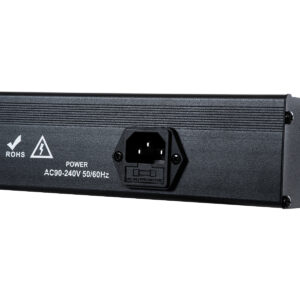 GLOBOSTAR® UVBAR 79660 Μπάρα Φωτισμού LED 36W 120° AC 220-240V IP20 Μαύρο Αλουμίνιο – UV Black Light – DMX512 & Ασύρματο Χειριστήριο IR – Μ50 x Π6 x Υ6cm – 2 Χρόνια Εγγύηση