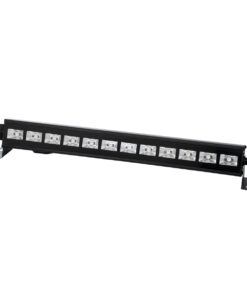 GLOBOSTAR® UVBAR 79660 Μπάρα Φωτισμού LED 36W 120° AC 220-240V IP20 Μαύρο Αλουμίνιο – UV Black Light – DMX512 & Ασύρματο Χειριστήριο IR – Μ50 x Π6 x Υ6cm – 2 Χρόνια Εγγύηση