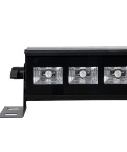 GLOBOSTAR® UVBAR 79660 Μπάρα Φωτισμού LED 36W 120° AC 220-240V IP20 Μαύρο Αλουμίνιο – UV Black Light – DMX512 & Ασύρματο Χειριστήριο IR – Μ50 x Π6 x Υ6cm – 2 Χρόνια Εγγύηση