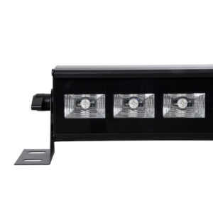 GLOBOSTAR® UVBAR 79660 Μπάρα Φωτισμού LED 36W 120° AC 220-240V IP20 Μαύρο Αλουμίνιο – UV Black Light – DMX512 & Ασύρματο Χειριστήριο IR – Μ50 x Π6 x Υ6cm – 2 Χρόνια Εγγύηση
