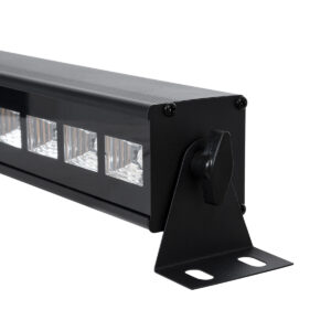 GLOBOSTAR® UVBAR 79660 Μπάρα Φωτισμού LED 36W 120° AC 220-240V IP20 Μαύρο Αλουμίνιο – UV Black Light – DMX512 & Ασύρματο Χειριστήριο IR – Μ50 x Π6 x Υ6cm – 2 Χρόνια Εγγύηση