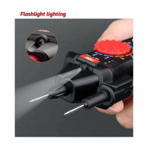 GloboStar® 79693 Ψηφιακό Φορητό Πολύμετρο TASI TA802A με Θήκη Προστασίας Μαύρο