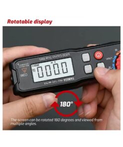 GloboStar® 79693 Ψηφιακό Φορητό Πολύμετρο TASI TA802A με Θήκη Προστασίας Μαύρο