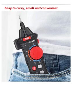 GloboStar® 79693 Ψηφιακό Φορητό Πολύμετρο TASI TA802A με Θήκη Προστασίας Μαύρο