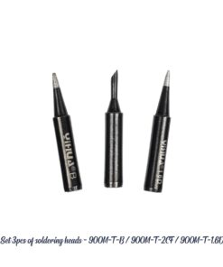 GloboStar® 79948 Σετ 3 Κεφαλών για Κολλητήρι – Σταθμού Συγκόλλησης