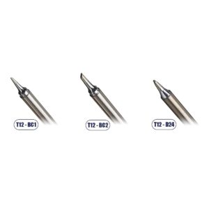 GloboStar® 79949 Drillpro T12 ΣΕΤ 3 Κεφαλών για Κολλητήρι – Σταθμού Συγκόλλησης Συμβατές με Μοντέλα HAKKO FX951 & FX952 και για Άλλα Μοντέλα