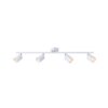 ΣΠΟΤ ΜΕΤΑΛΛΙΚΟ 4ΦΩΤΟ 4XGU10 Max 7W  790X80X165mm ΛΕΥΚΟ ARTE ILLUMINA OLYMP