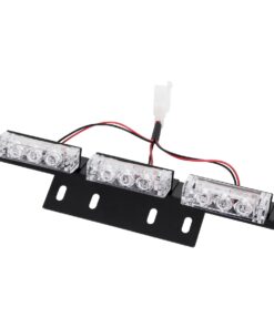 GloboStar® 85017 PRO Series ΣΕΤ 4 x 3 Μπάρες Σήμανσης Οχήματος Οδικής Βοήθειας για Αυτοκίνητα & Φορτηγά 3 Προγραμμάτων Φωτισμού STROBE LED HIGH POWER 36W DC 10-30V Αδιάβροχο IP65 Κόκκινο & Μπλε- Μ18 x Π4.5 x Υ3cm – 2 Χρόνια Εγγύηση