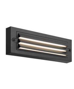 ΦΩΤΙΣΤΙΚΟ ΤΟΙΧΟΥ ΜΕ ΓΡΙΛΙΕΣ LED 6W 255X42X90 3CCT IP65 ΜΑΥΡΟ ARTE ILLUMINA SENARIO