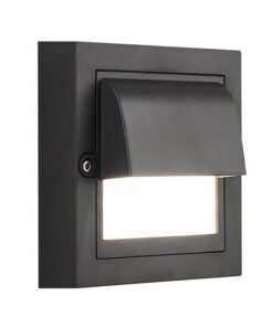 ΦΩΤΙΣΤΙΚΟ ΤΟΙΧΟΥ LED 6W 135X135X55 3CCT IP65 ΜΑΥΡΟ ARTE ILLUMINA SENARIO