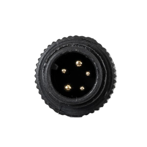 GloboStar® 90780 Καλώδιο Τροφοδοσίας από DC Female σε Ατερμάτιστο Καλώδιο για RGB Spot & Wall Washer Μαύρο Μ1.5 x Π1.5 x Y20cm