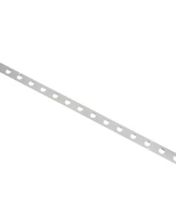 GloboStar® 90829 Μεταλλικο Καλυμμα 1 Μέτρου 15 Τεμαχίων για Ψηφιακή Αλυσίδα Γιρλάντα 20 Σποτ LED με Κωδικό 90140 Ασημί Μ100 x Π4.7 x Υ1cm