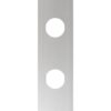 GloboStar® 90829 Μεταλλικο Καλυμμα 1 Μέτρου 15 Τεμαχίων για Ψηφιακή Αλυσίδα Γιρλάντα 20 Σποτ LED με Κωδικό 90140 Ασημί Μ100 x Π4.7 x Υ1cm