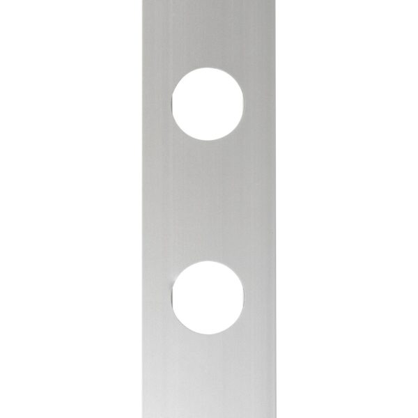 GloboStar® 90829 Μεταλλικο Καλυμμα 1 Μέτρου 15 Τεμαχίων για Ψηφιακή Αλυσίδα Γιρλάντα 20 Σποτ LED με Κωδικό 90140 Ασημί Μ100 x Π4.7 x Υ1cm