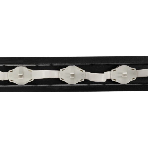 GloboStar® 90830 4 x Digital Pixel Addressable Facade Aluminum Bars – 4 x Ψηφιακές Μπάρες Αλουμινίου Πρόσοψης Κτιρίων LED SMD 3535 45W 60LED 60PIXEL SPI/TTL Protocol IC UCS512B 2700lm 120° DC 12V IP67 RGB – Μαύρο Σώμα – Μ400 x Π4.5 x Υ3.6cm – 4 Μπάρες
