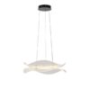 ΦΩΤΙΣΤΙΚΟ ΚΡΕΜΑΣΤΟ ΑΚΡΥΛΙΚΟ ΣΤΡΟΓΓΥΛΟ LED 48W Ø 540mm 3000K 4320Lm ΜΑΥΡΟ ARTE ILLUMINA FIRENZE