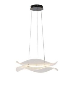 ΦΩΤΙΣΤΙΚΟ ΚΡΕΜΑΣΤΟ ΑΚΡΥΛΙΚΟ ΣΤΡΟΓΓΥΛΟ LED 48W Ø 540mm 3000K 4320Lm ΜΑΥΡΟ ARTE ILLUMINA FIRENZE