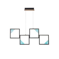 ΦΩΤΙΣΤΙΚΟ ΟΡΟΦΗΣ ΑΛΟΥΜΙΝΙΟ LED 36W 3000K 850Lm 820X16X1340mm ΜΑΥΡΟ ARTE ILLUMINA SQUARE
