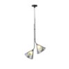 ΦΩΤΙΣΤΙΚΟ ΚΡΕΜΑΣΤΟ ΓΥΑΛΙ 2ΦΩΤΟ G9 MAX 2x10W 410x1800mm ΦΙΜΕ ARTE ILLUMINA DELTA
