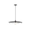 ΦΩΤΙΣΤΙΚΟ ΚΡΕΜΑΣΤΟ BAMBOO 1XE27 MAX 15W 475X1160mm ΜΑΥΡΟ ARTE ILLUMINA CROSSLINE
