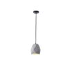 ΦΩΤΙΣΤΙΚΟ ΚΡΕΜΑΣΤΟ ΤΣΙΜΕΝΤΟ 1XE27  MAX 40W 160X160X170mm ΓΚΡΙ ARTE ILLUMINA ARME
