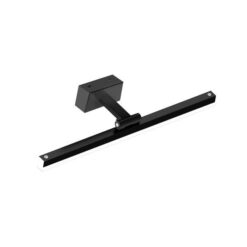 ΦΩΤΙΣΤΙΚΟ ΜΠΑΝΙΟΥ ΑΛΟΥΜΙΝΙΟ 14W 3CCT 400mm(βάση 80X40mm) IP44 ΜΑΥΡΟ ARTE ILLUMINA FEOS