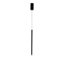 ΦΩΤΙΣΤΙΚΟ ΚΡΕΜΑΣΤΟ ΑΛΟΥΜΙΝΙΟ LED 3W 3000K 300Lm Φ50X1200mm ΜΑΥΡΟ ARTE ILLUMINA CASCADE
