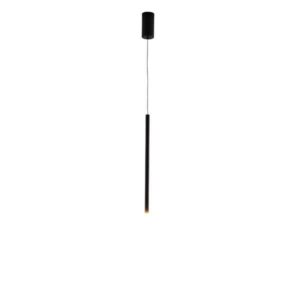 ΦΩΤΙΣΤΙΚΟ ΚΡΕΜΑΣΤΟ ΑΛΟΥΜΙΝΙΟ LED 3W 3000K 300Lm Φ50X1200mm ΜΑΥΡΟ ARTE ILLUMINA CASCADE
