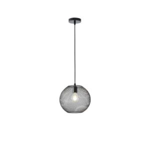 ΦΩΤΙΣΤΙΚΟ ΚΡΕΜΑΣΤΟ ΜΕΤΑΛΛΟ 1XE27  MAX 40W 350X350Χ1360mm ΜΑΥΡΟ ARTE ILLUMINA MESH