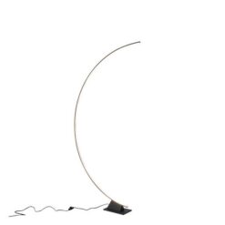ΦΩΤΙΣΤΙΚΟ ΕΠΙΔΑΠΕΔΙΟ METAΛΛIKO LED 45W 3000K 4500Lm 6300X1950mm ΜΑΥΡΟ ARTE ILLUMINA MEDIA LUNA