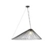 ΦΩΤΙΣΤΙΚΟ ΚΡΕΜΑΣΤΟ ΜΕΤΑΛΛΟ 1XE27  MAX 40W 800x520x1360mm ΜΑΥΡΟ ARTE ILLUMINA RAY
