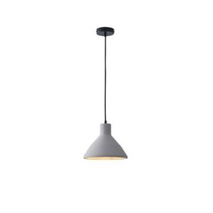ΦΩΤΙΣΤΙΚΟ ΚΡΕΜΑΣΤΟ ΤΣΙΜΕΝΤΟ 1XE27 MAX 15W 240X240X200mm ΓΚΡΙ ARTE ILLUMINA YESO