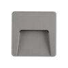 ΦΩΤΙΣΤΙΚΟ ΤΟΙΧΟΥ SLIM LED 3W IP65 230V 3CCT 120X120mm ΓΚΡΙ PRO ARTE ILLUMINA