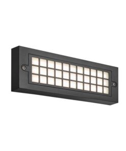 ΦΩΤΙΣΤΙΚΟ ΤΟΙΧΟΥ LED 6W 255X30X90 3CCT IP65 ΜΑΥΡΟ  ARTE ILLUMINA SENARIO